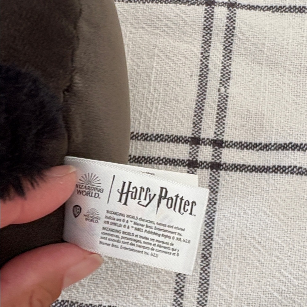 Harry Potter Squishmallows Black, White, and Yellow Plush - Picture 3 of 5